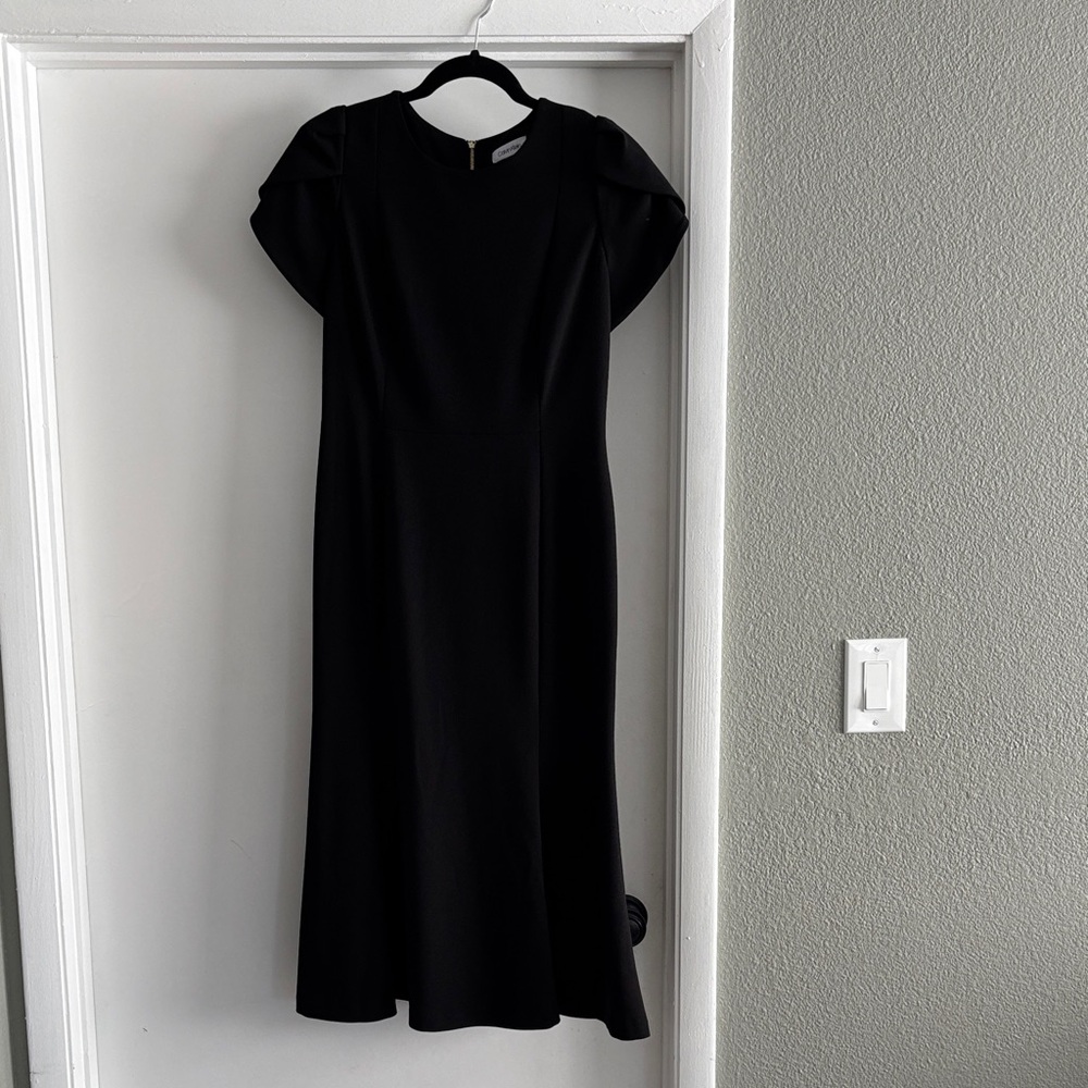 Calvin Klein Black Midi Dress